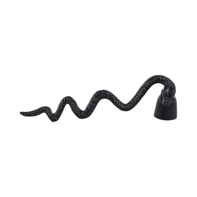 11x3" Metal Snake Candle Snuffer, Black - Al Rugaib Furniture