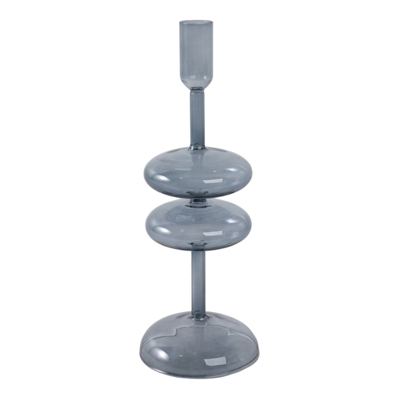 11x4" Retro Bubble Taper Holder, Blue - Al Rugaib Furniture