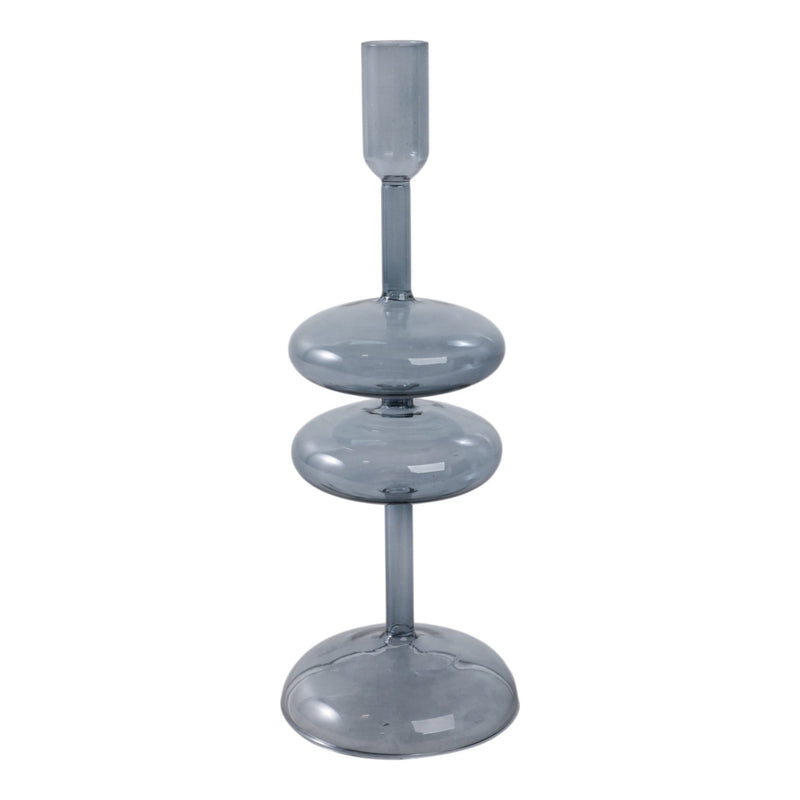 11x4" Retro Bubble Taper Holder, Blue - Al Rugaib Furniture