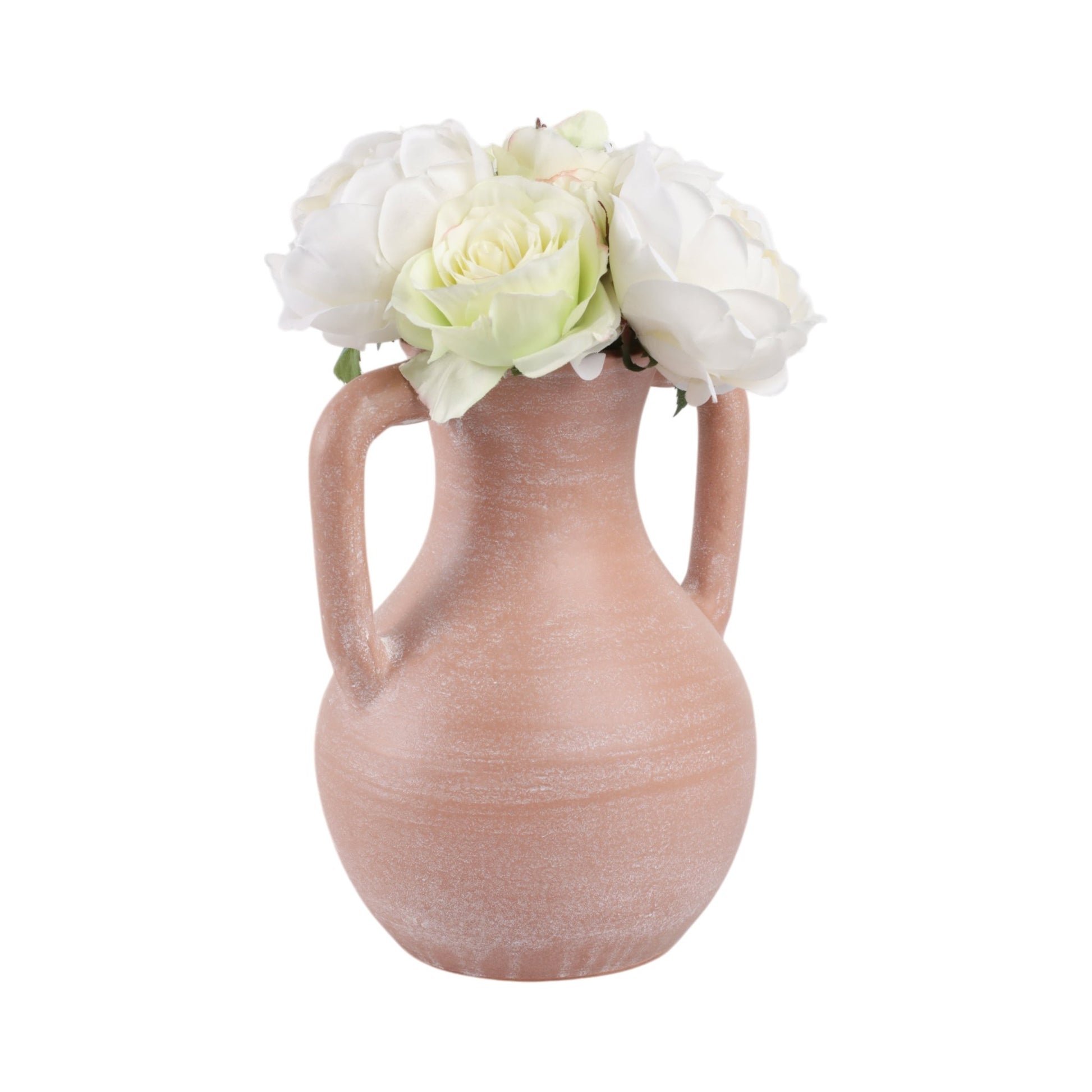 11x9" Terracotta Jug Vase With Handles, Light Natu Vases and Jars| Sagebrook Home