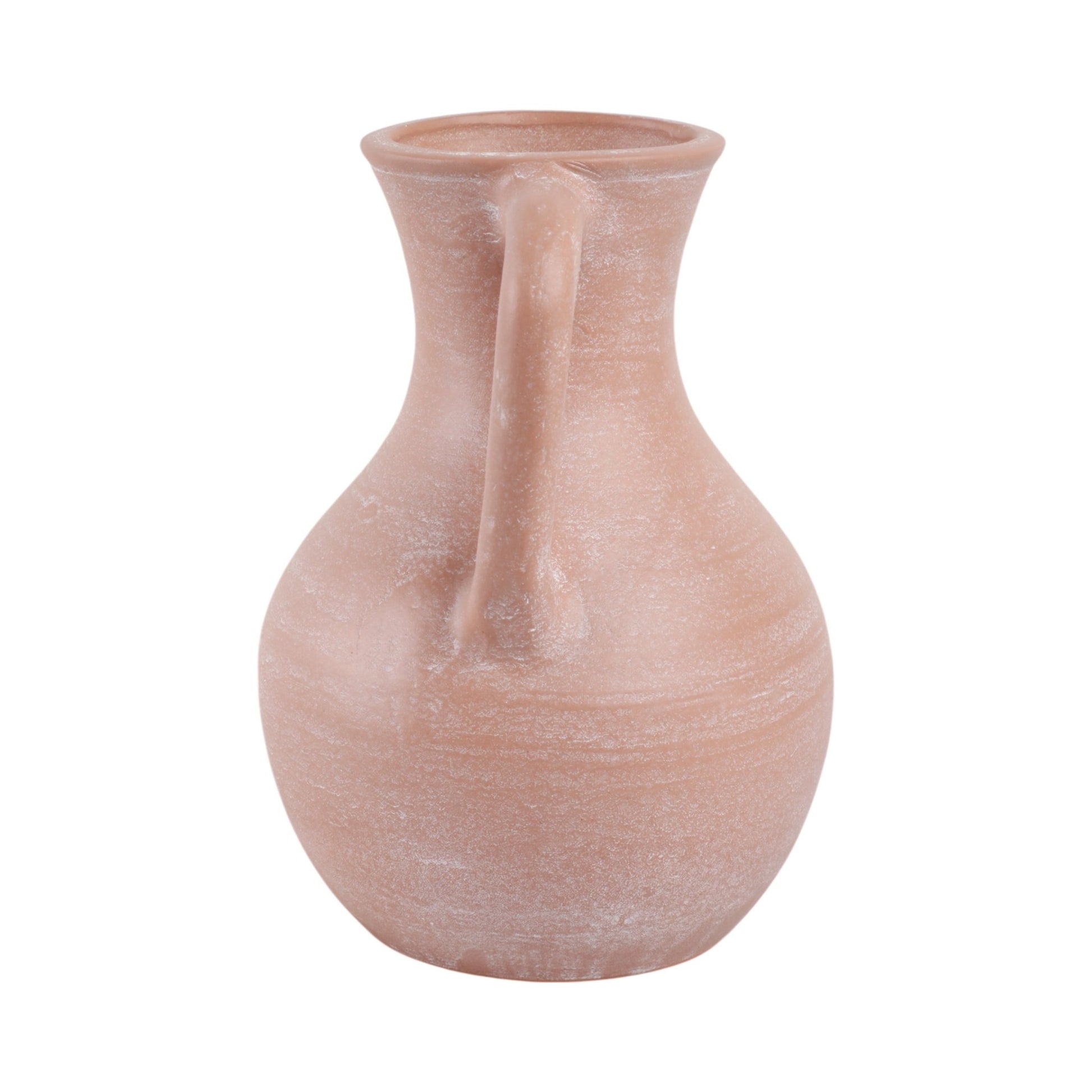 11x9" Terracotta Jug Vase With Handles, Light Natu Vases and Jars| Sagebrook Home