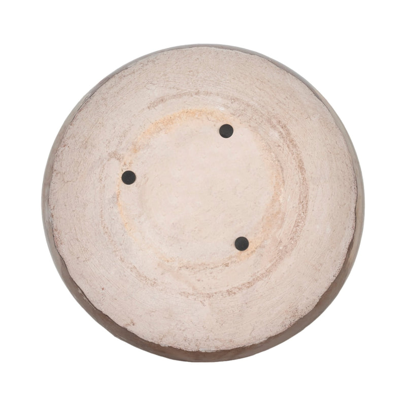 12" 57 Oz Pine Bowl Candle, Grey/gold - Al Rugaib Furniture