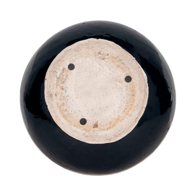 12" 57 Oz Spiced Cranberry Bowl Candle, Dark Blue - Al Rugaib Furniture