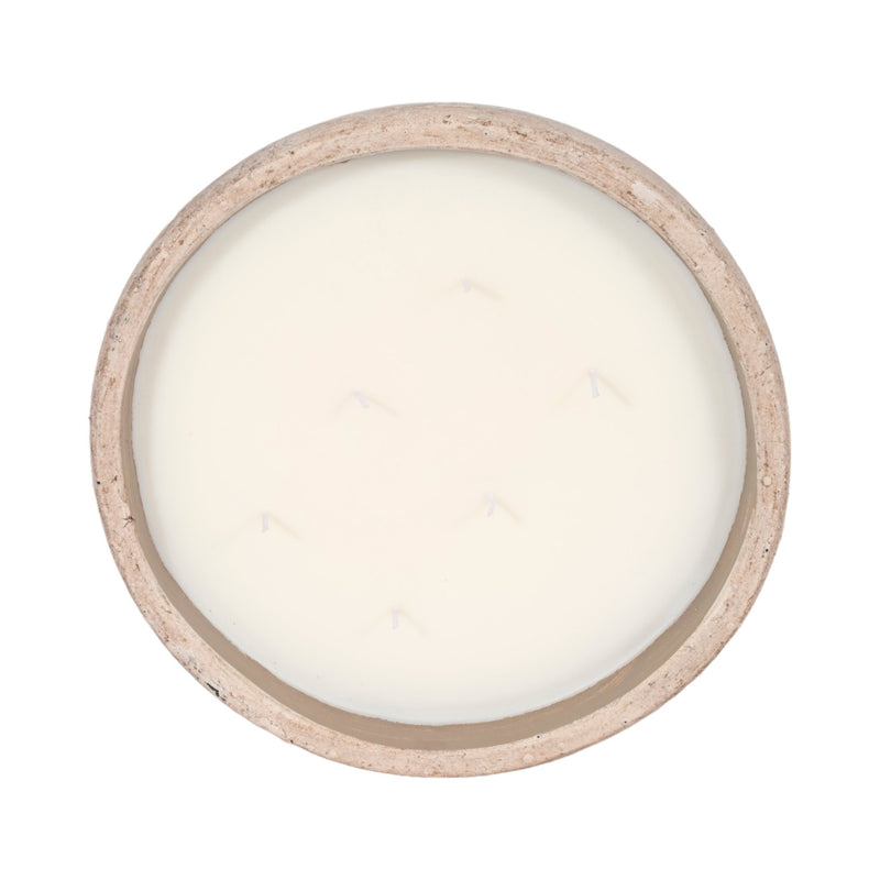 12" 57 Oz Spiced Cranberry Bowl Candle, Dark Blue - Al Rugaib Furniture