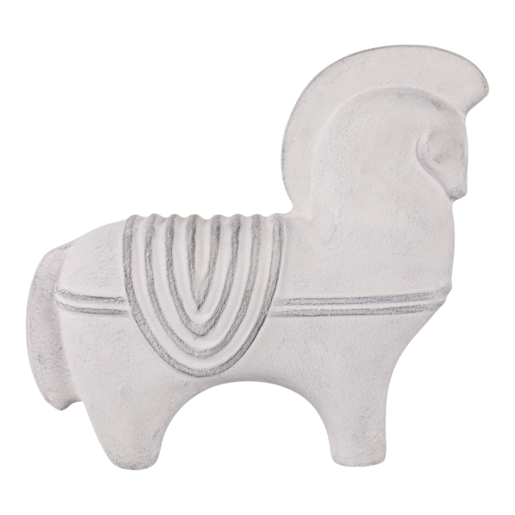 12" Barringston Eco-mix Horse Table Decors| Sagebrook Home