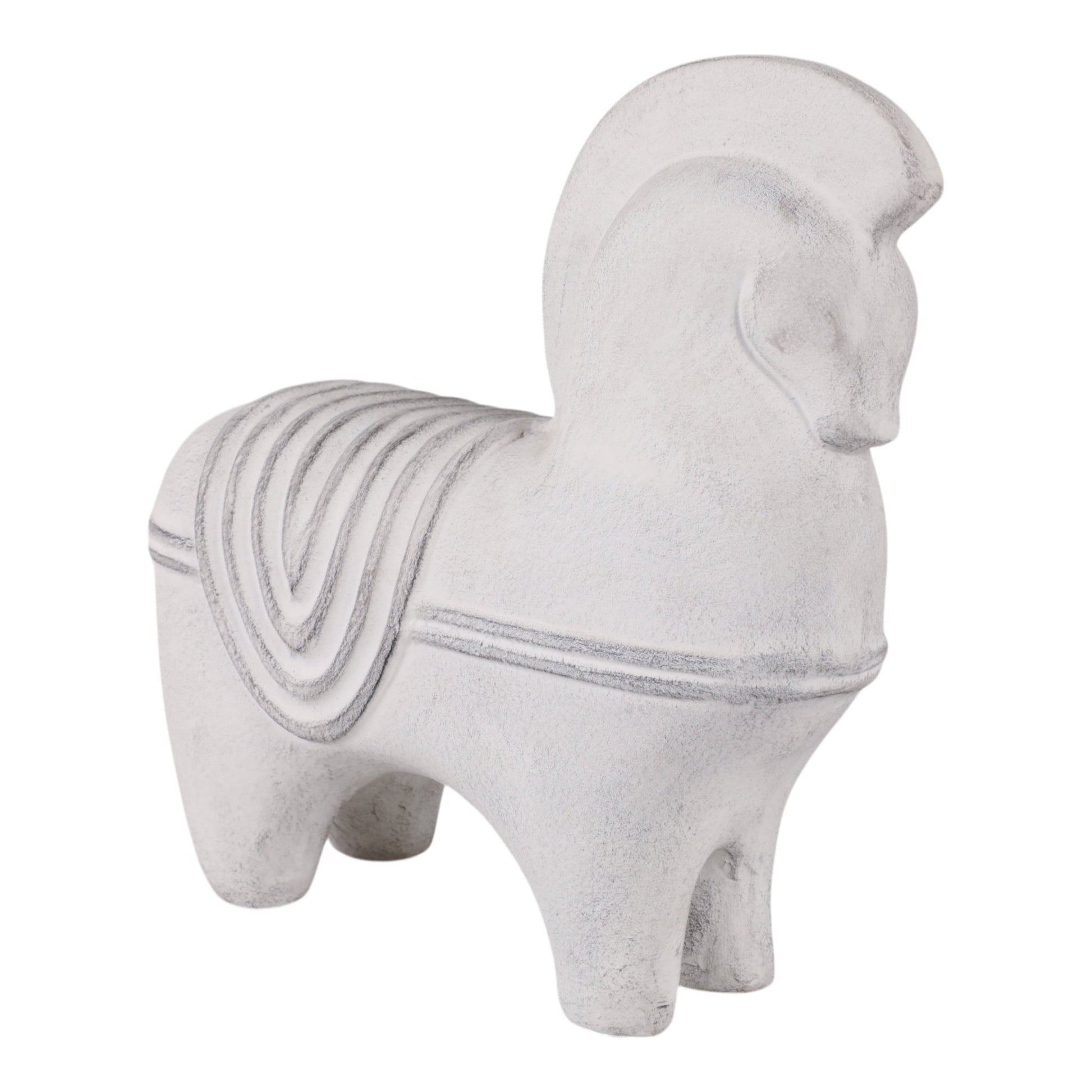 12" Barringston Eco-mix Horse Table Decors| Sagebrook Home