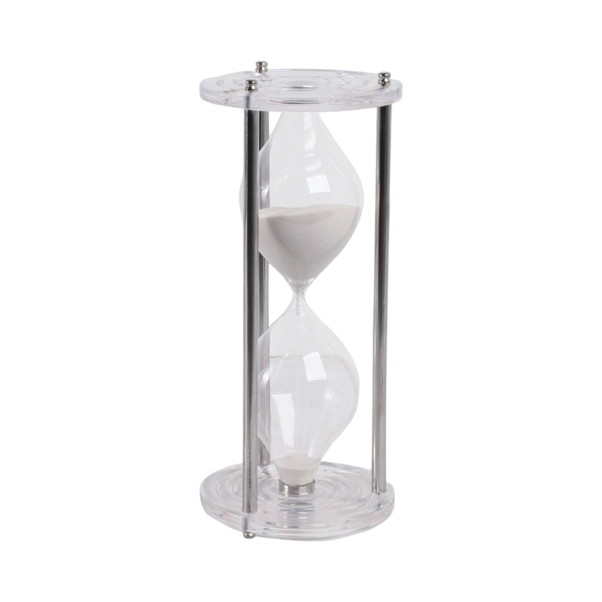 12" Beckett Acrylic Hourglass Table Decors| Sagebrook Home