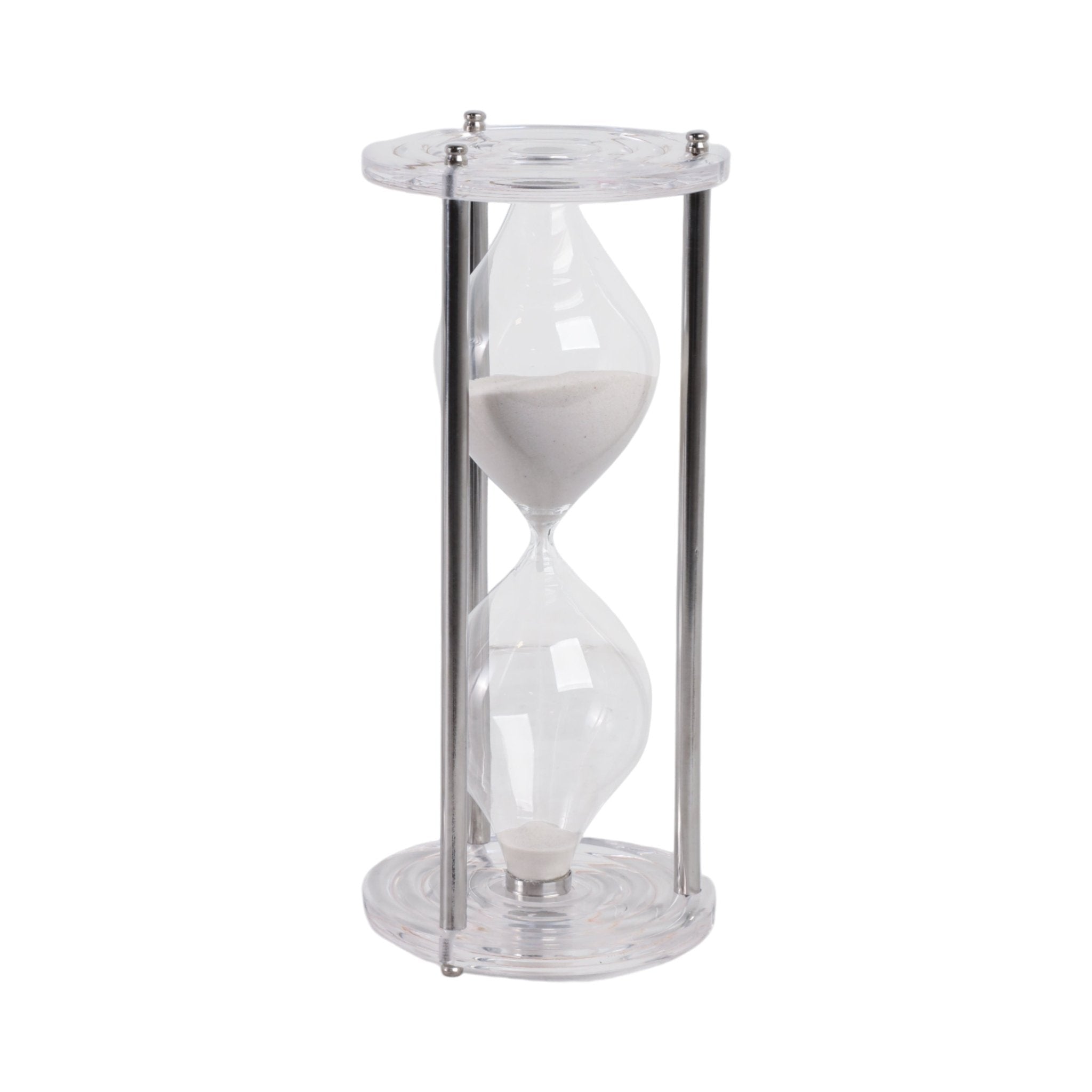 12" Beckett Acrylic Hourglass Table Decors| Sagebrook Home