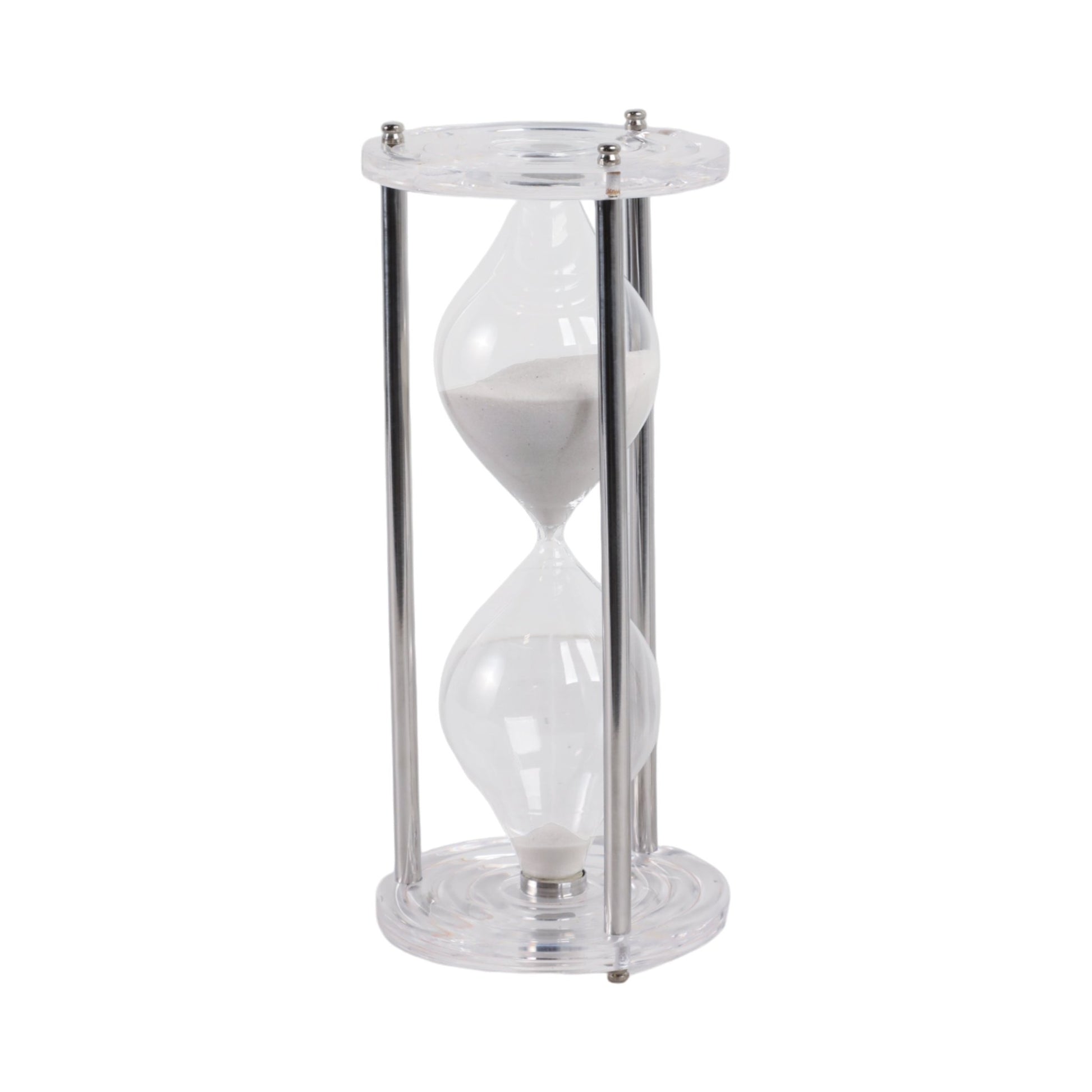 12" Beckett Acrylic Hourglass Table Decors| Sagebrook Home