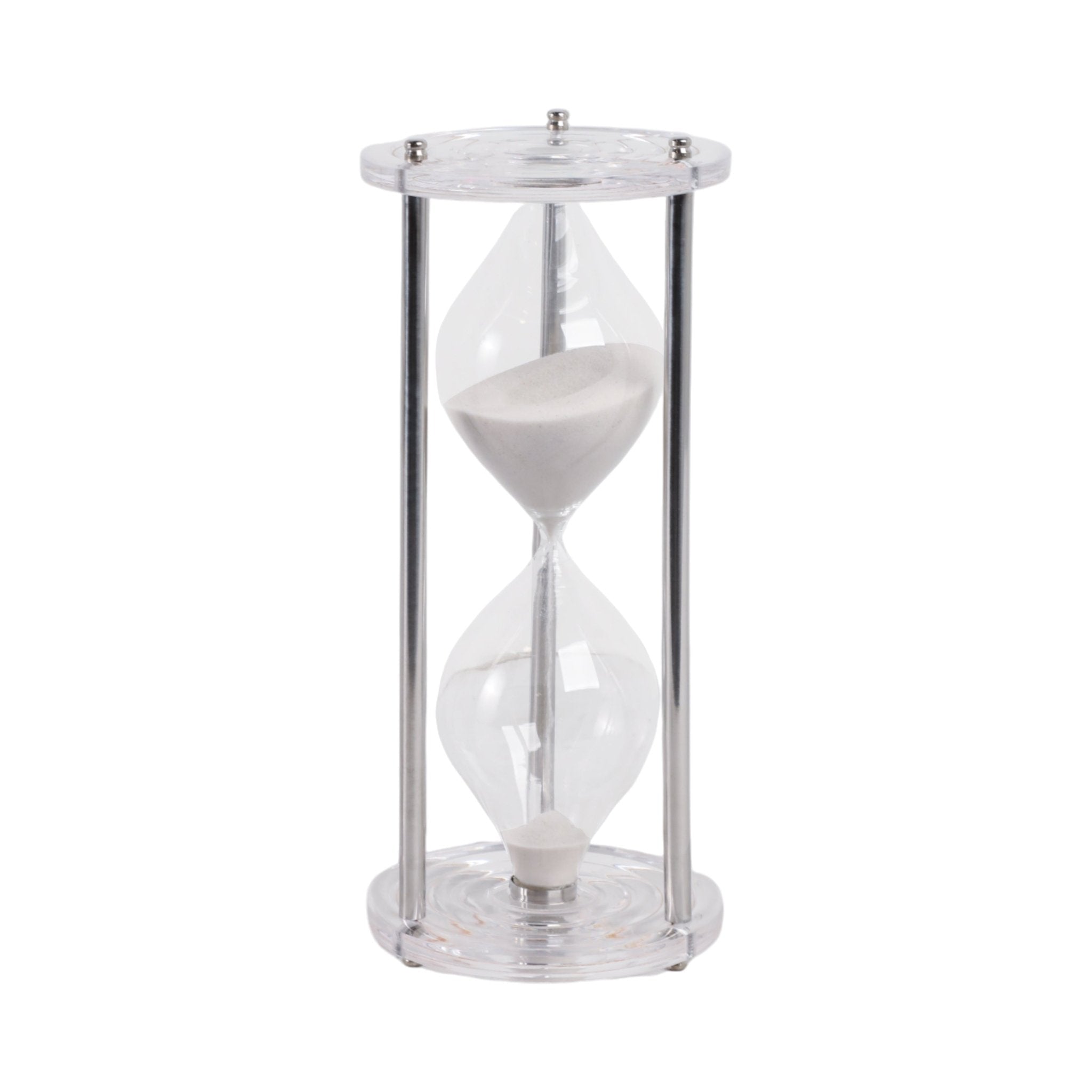 12" Beckett Acrylic Hourglass Table Decors| Sagebrook Home