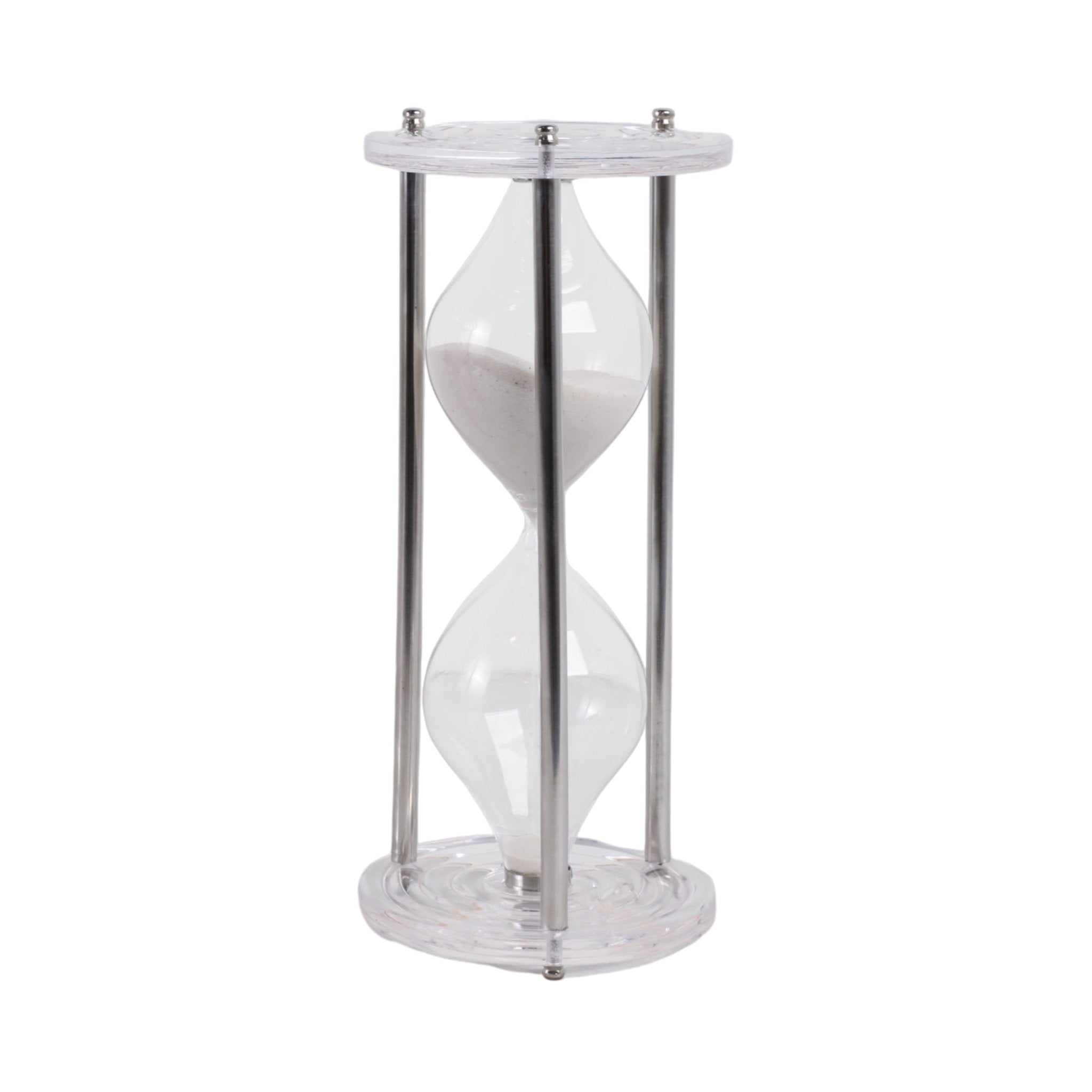 12" Beckett Acrylic Hourglass Table Decors| Sagebrook Home