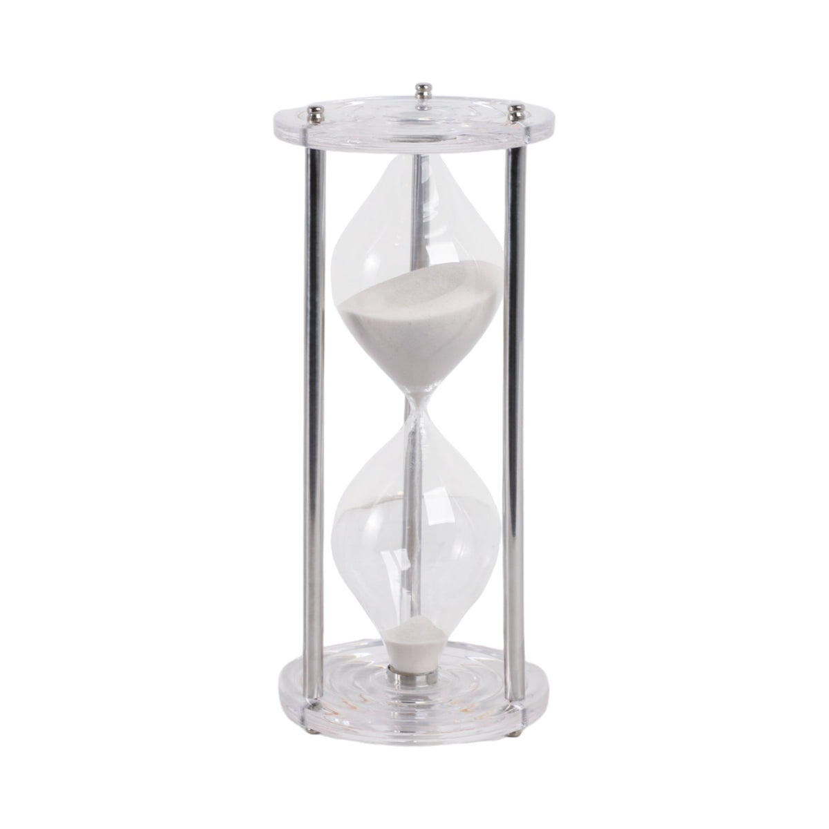 12" Beckett Acrylic Hourglass Table Decors| Sagebrook Home