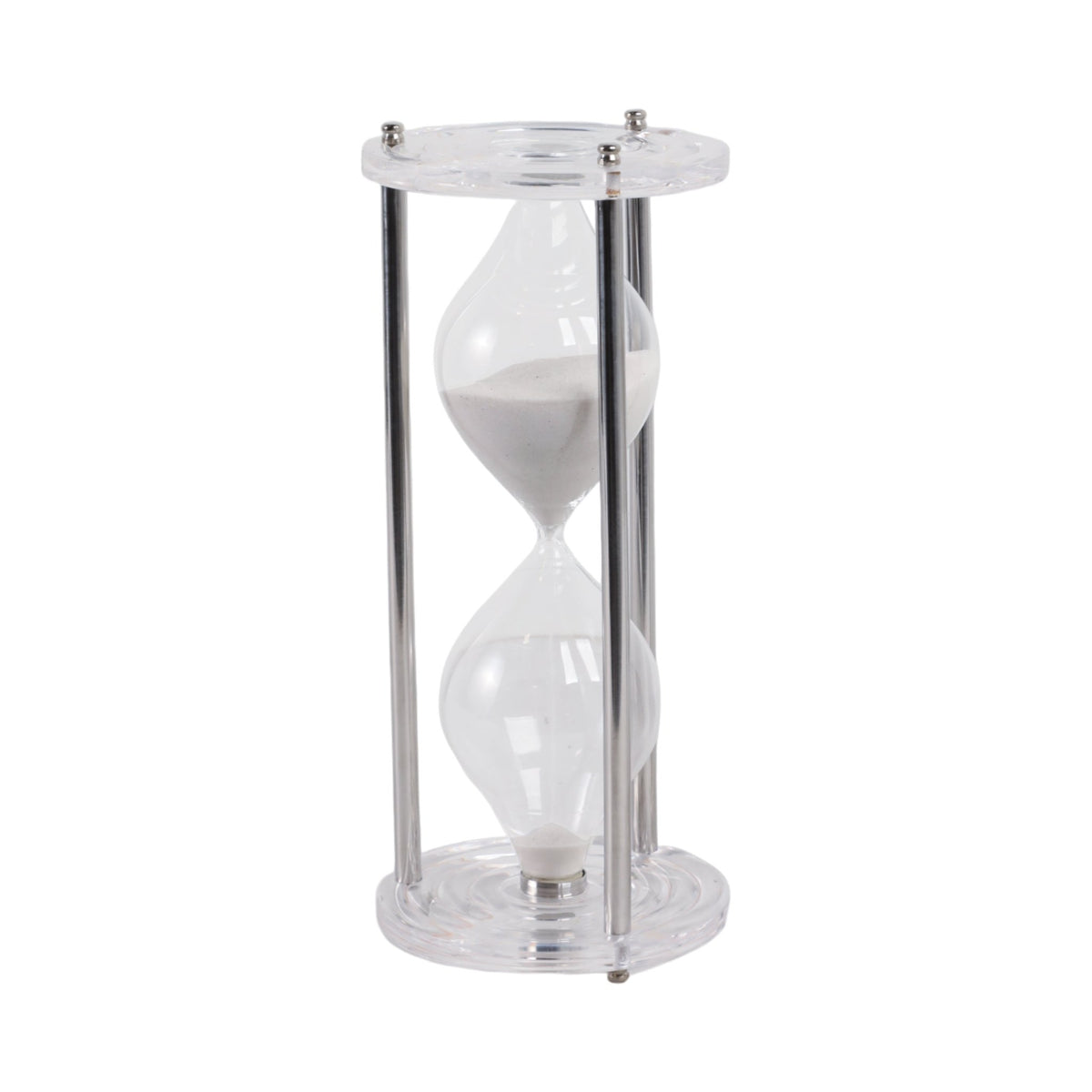 12" Beckett Acrylic Hourglass Table Decors| Sagebrook Home