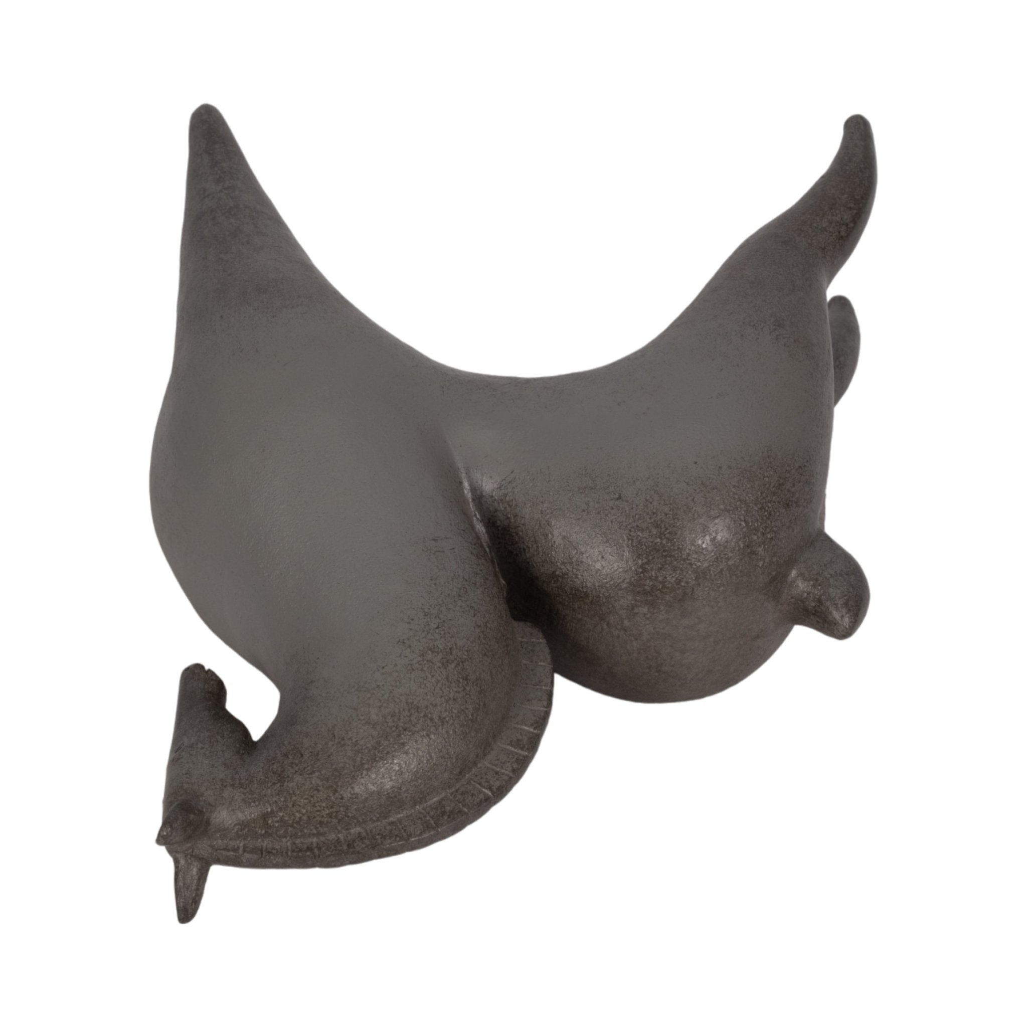12" Curved Horse, Grey Table Decors| Sagebrook Home
