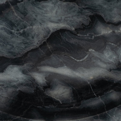 12" Dazey Gray Marble Bowl - Al Rugaib Furniture