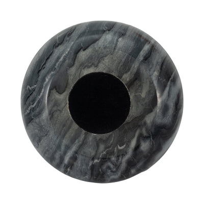 12" Dazey Gray Marble Bowl - Al Rugaib Furniture