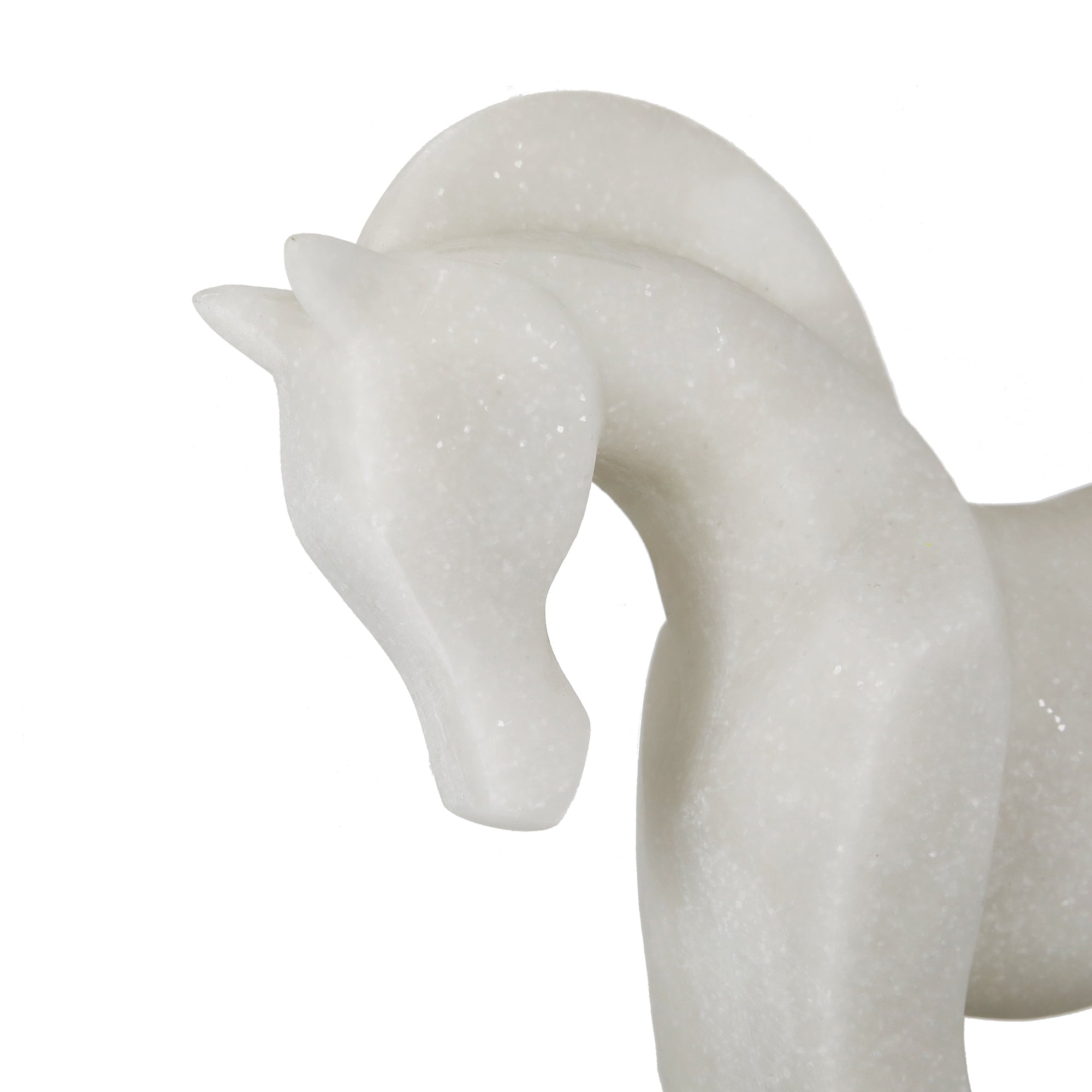 12" Ellis Quartz Resin Horse Statuary Table Decors| Sagebrook Home