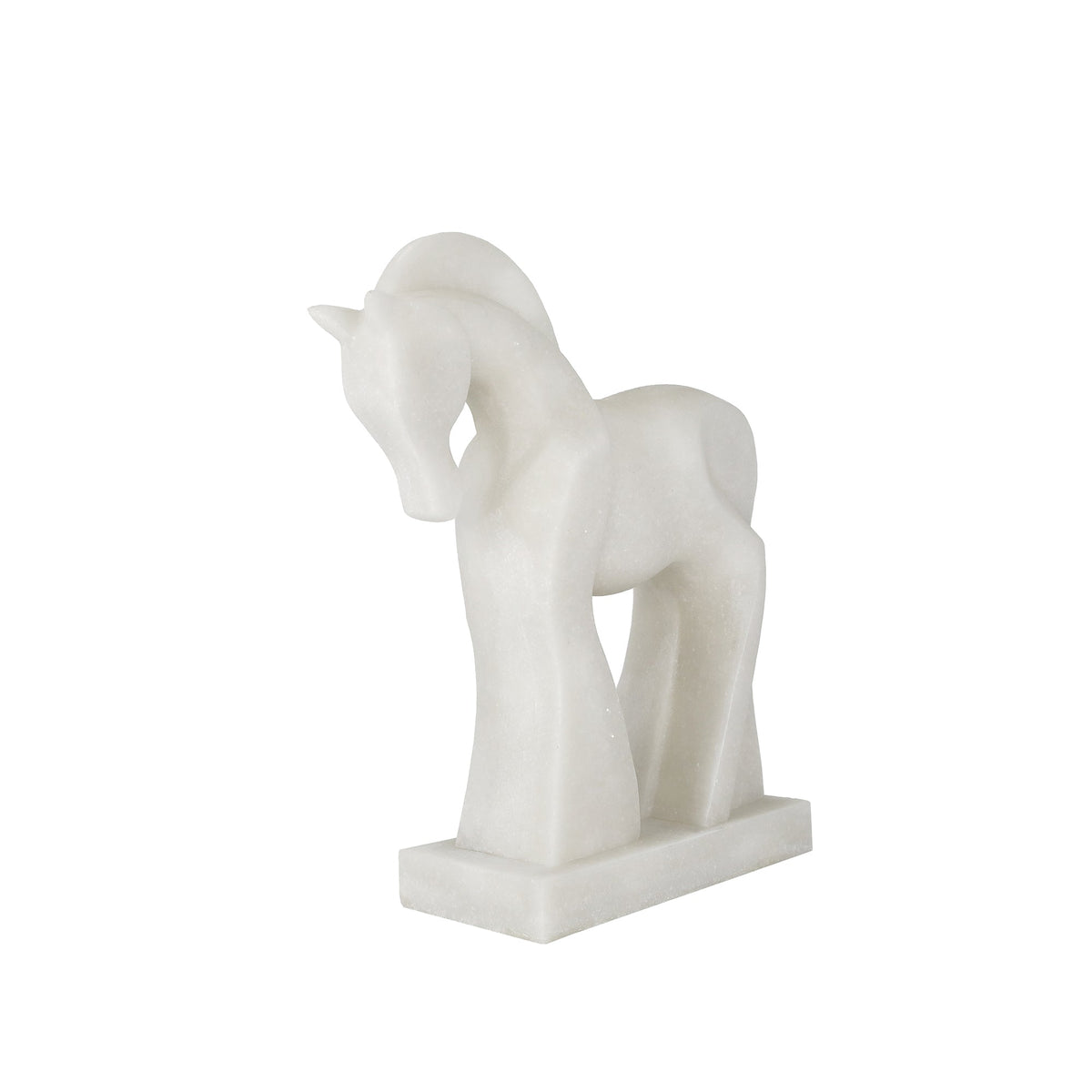 12" Ellis Quartz Resin Horse Statuary Table Decors| Sagebrook Home