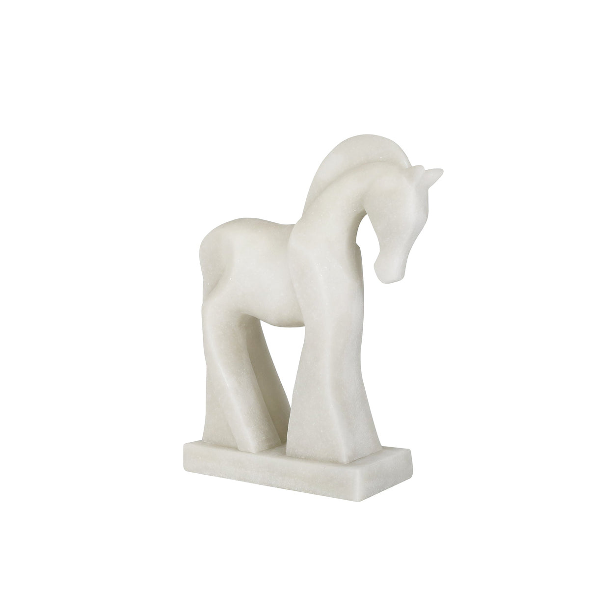12" Ellis Quartz Resin Horse Statuary Table Decors| Sagebrook Home
