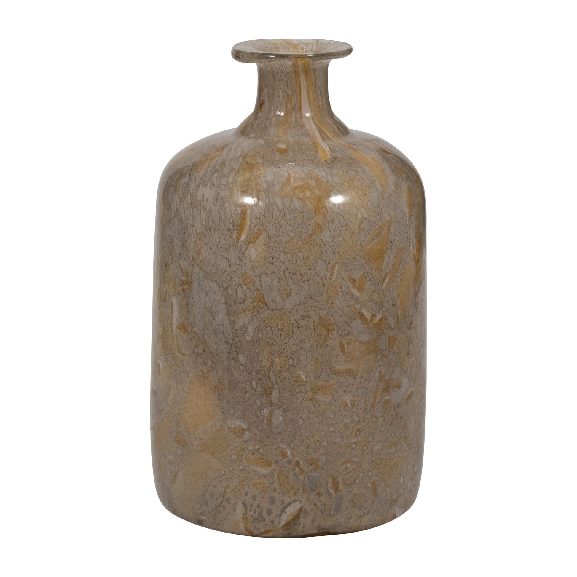 12" Foley Small Glass Bottle Vases and Jars| Sagebrook Home