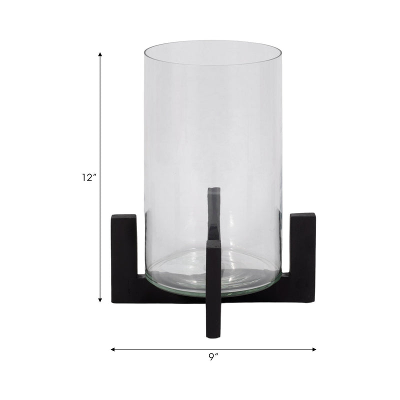 12" Hurricane On Stand, Black - Al Rugaib Furniture