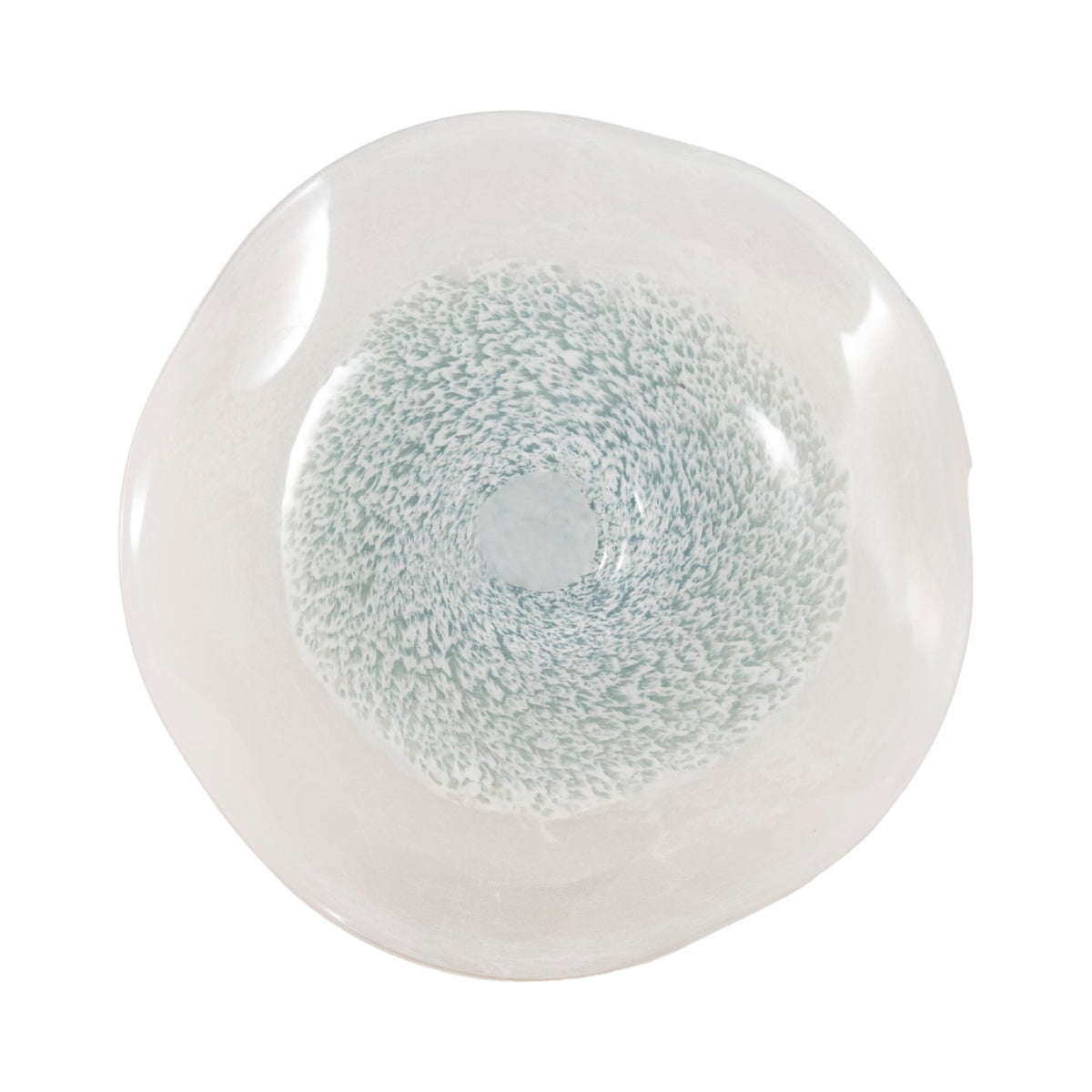 12" Light Blue Waters Bowl, Blue/white Table Decors| Sagebrook Home