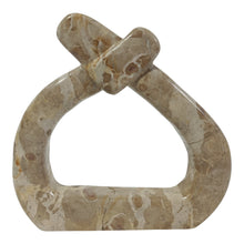 12" LOGAN BEIGE MARBLE STATUARY