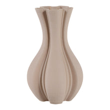 12" PINNA SMALL 3D PRINTED VASE, CREAM