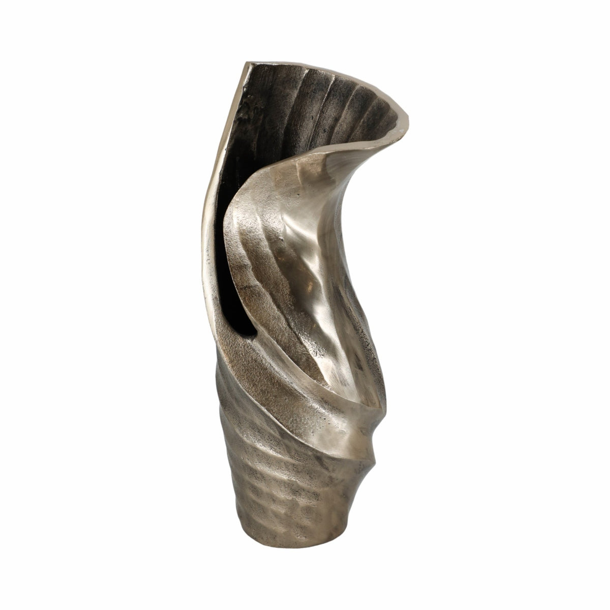 12" WASILLA SMALL METAL VASE Vases and Jars| Sagebrook Home