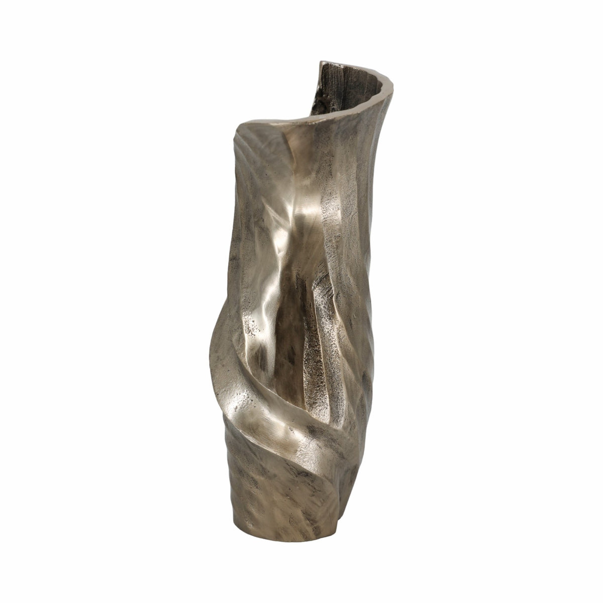 12" WASILLA SMALL METAL VASE Vases and Jars| Sagebrook Home