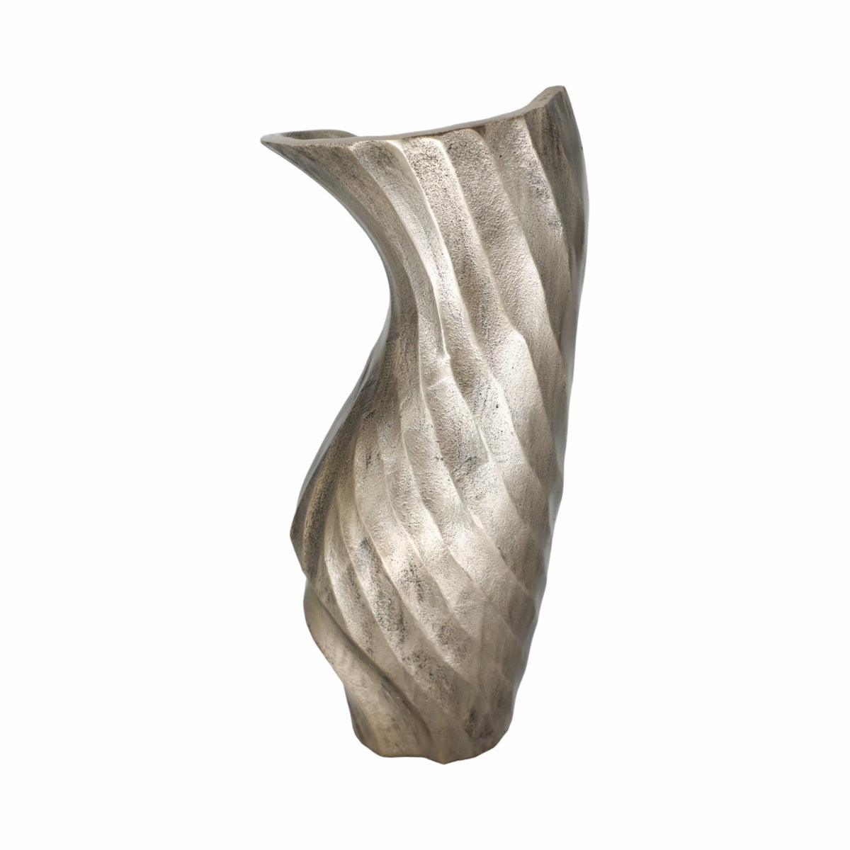12" WASILLA SMALL METAL VASE Vases and Jars| Sagebrook Home
