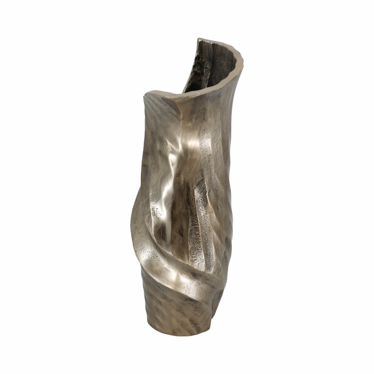 12" WASILLA SMALL METAL VASE Vases and Jars| Sagebrook Home