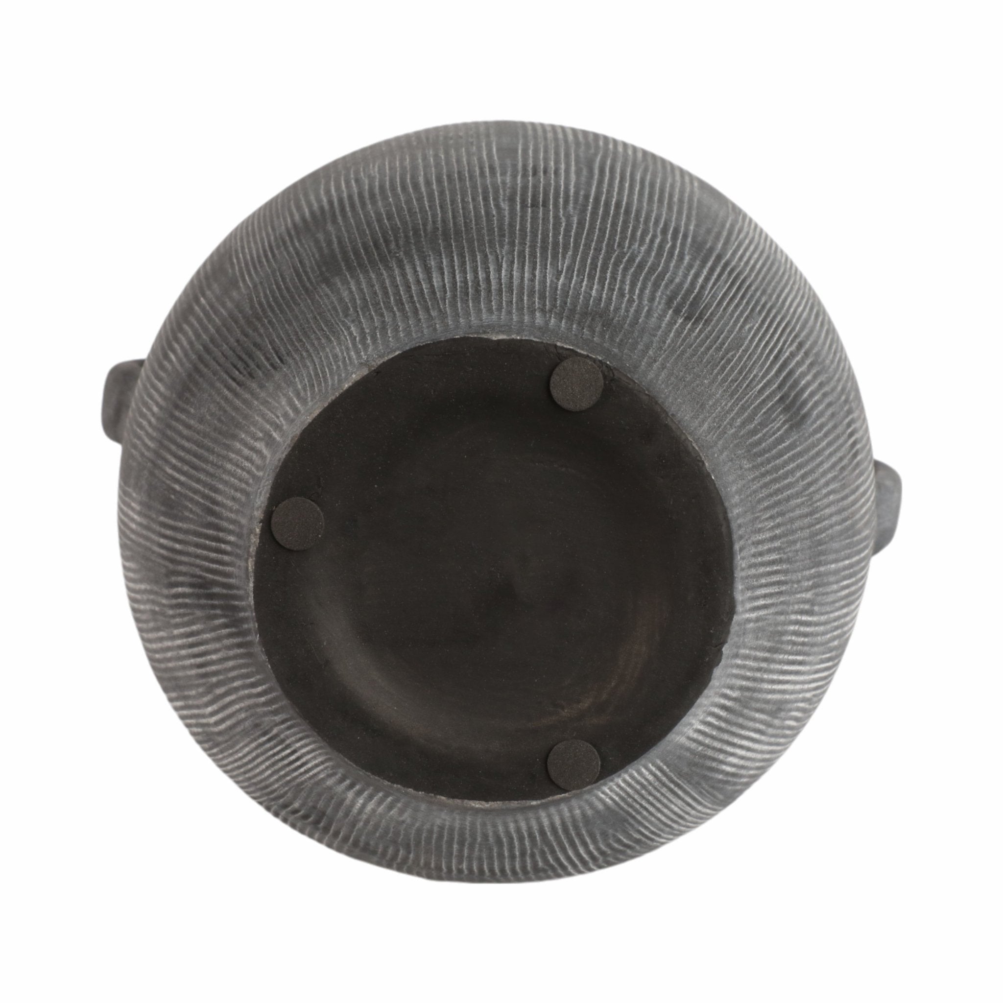 12" Weathered Jug With Handles, Black Vases and Jars| Sagebrook Home