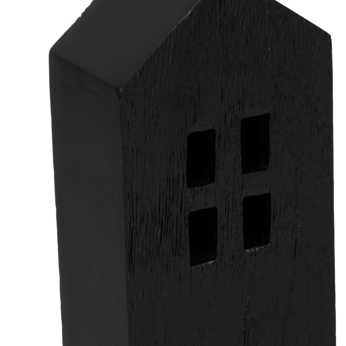 12" Wood House Decor, Black Table Decors| Sagebrook Home