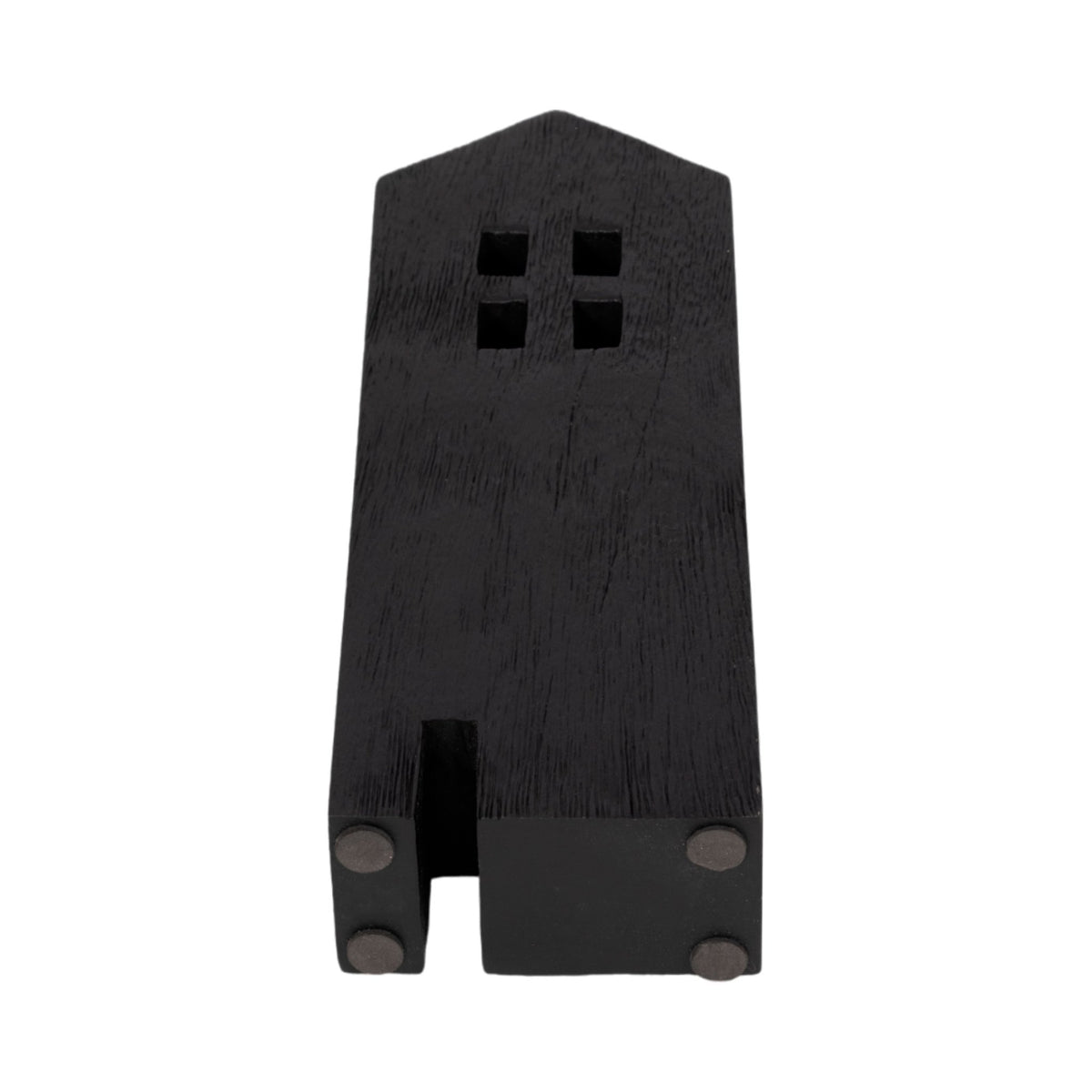 12" Wood House Decor, Black Table Decors| Sagebrook Home