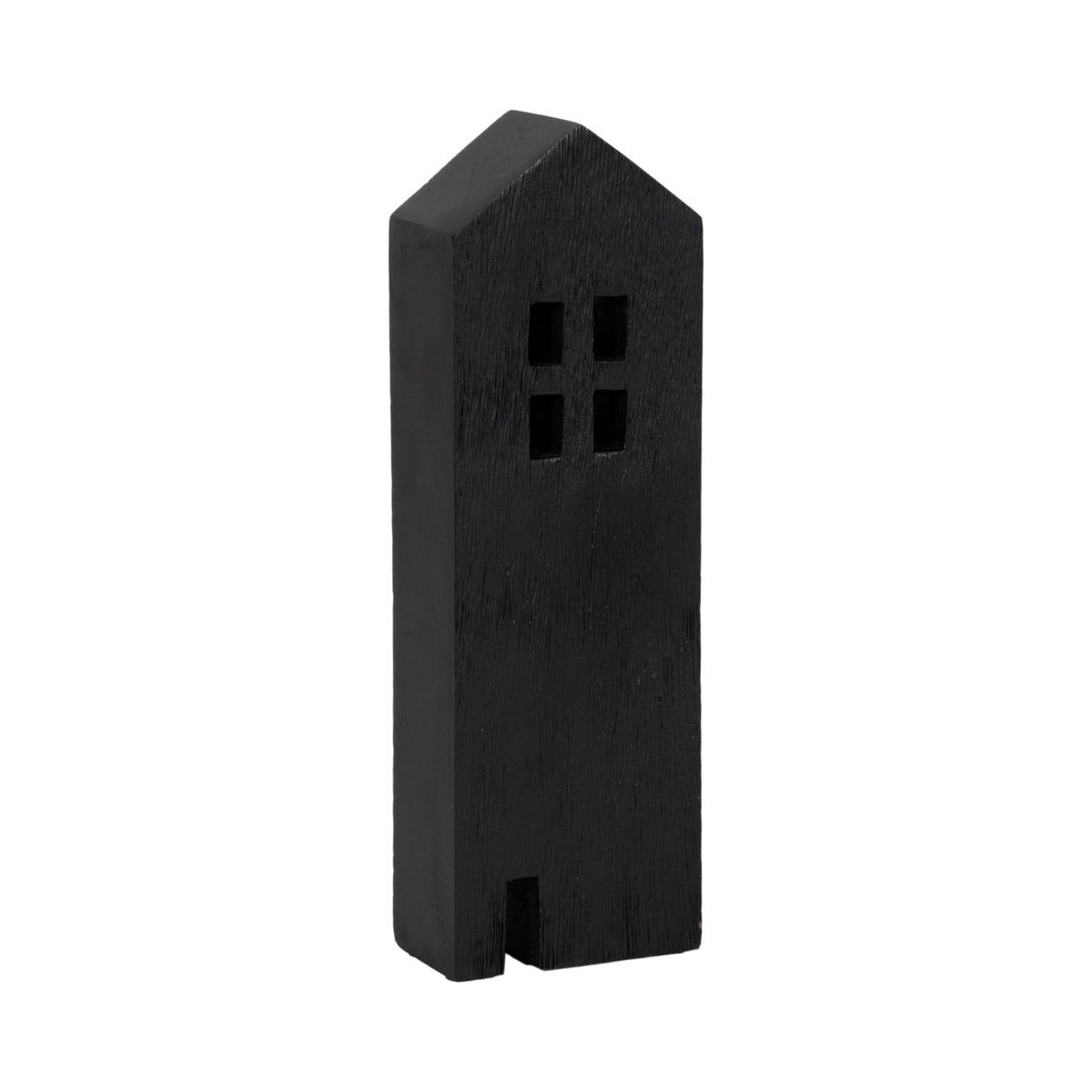 12" Wood House Decor, Black Table Decors| Sagebrook Home