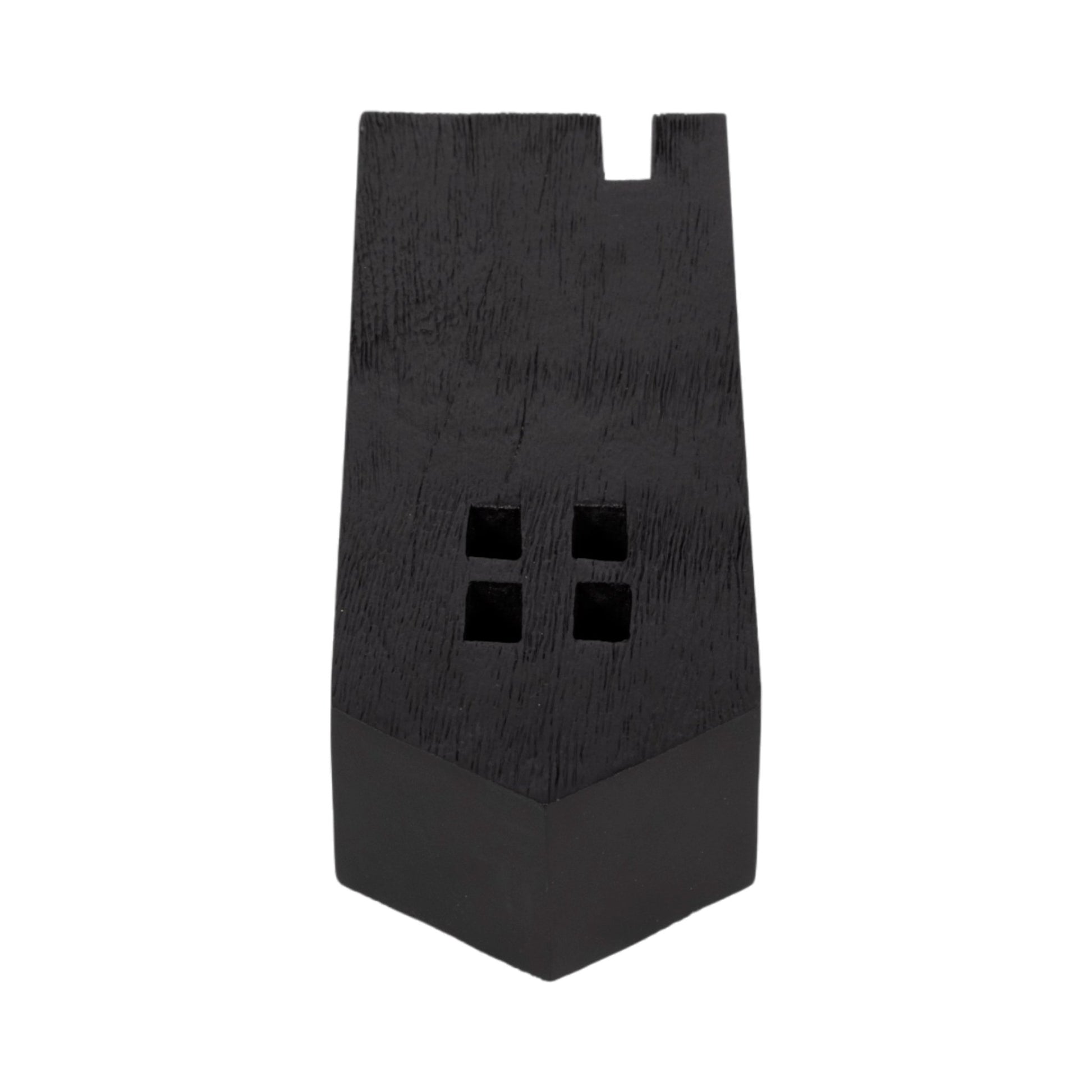 12" Wood House Decor, Black Table Decors| Sagebrook Home