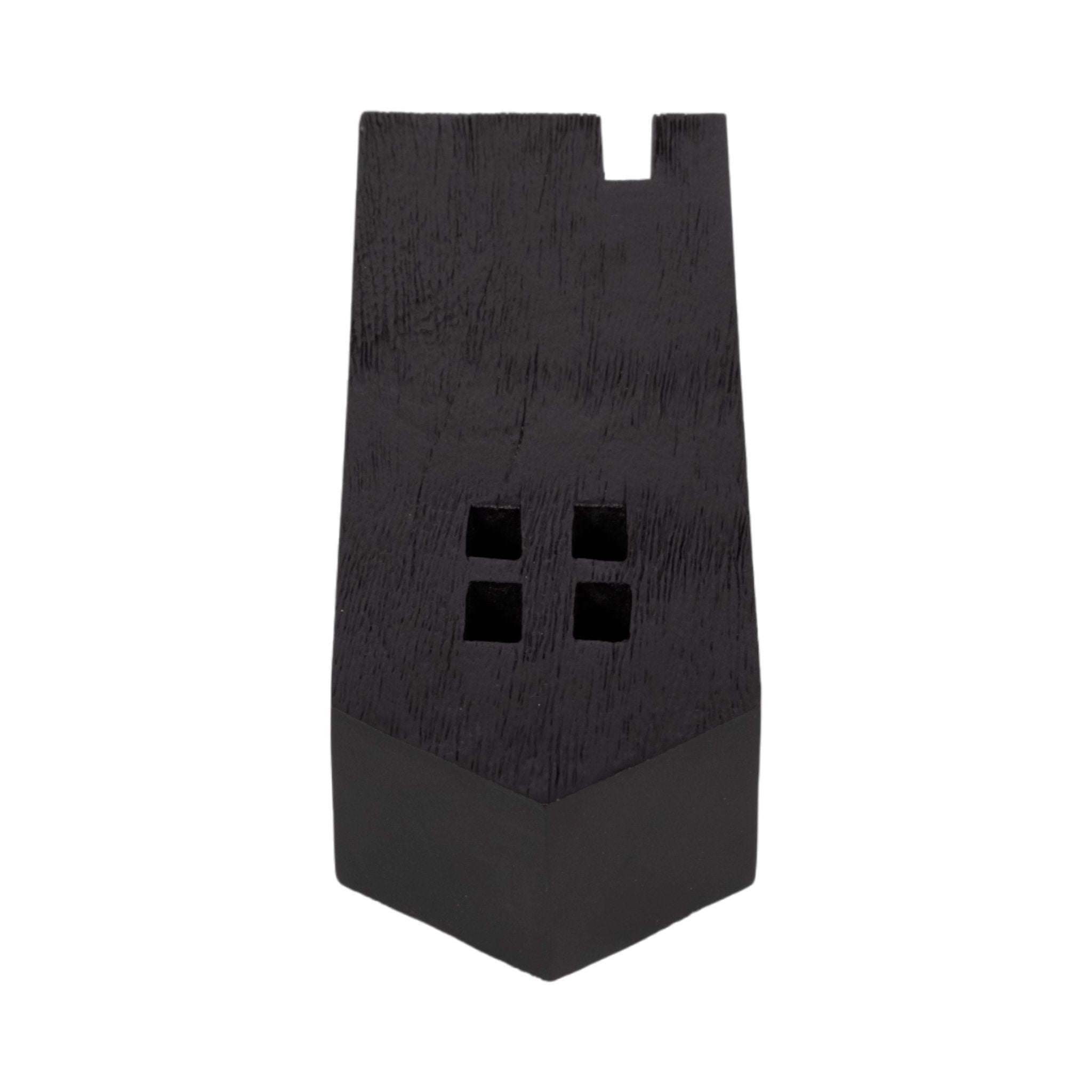 12" Wood House Decor, Black Table Decors| Sagebrook Home