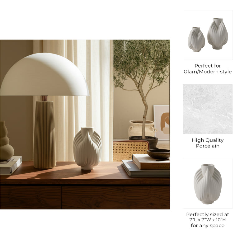 مزهرية إيكو المطبوعة ثلاثية الأبعاد ECHO 3D PRINTED VASE