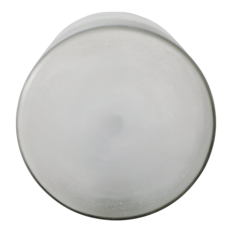 12x10" Frosted Bottom Hurricane, Clear - Al Rugaib Furniture