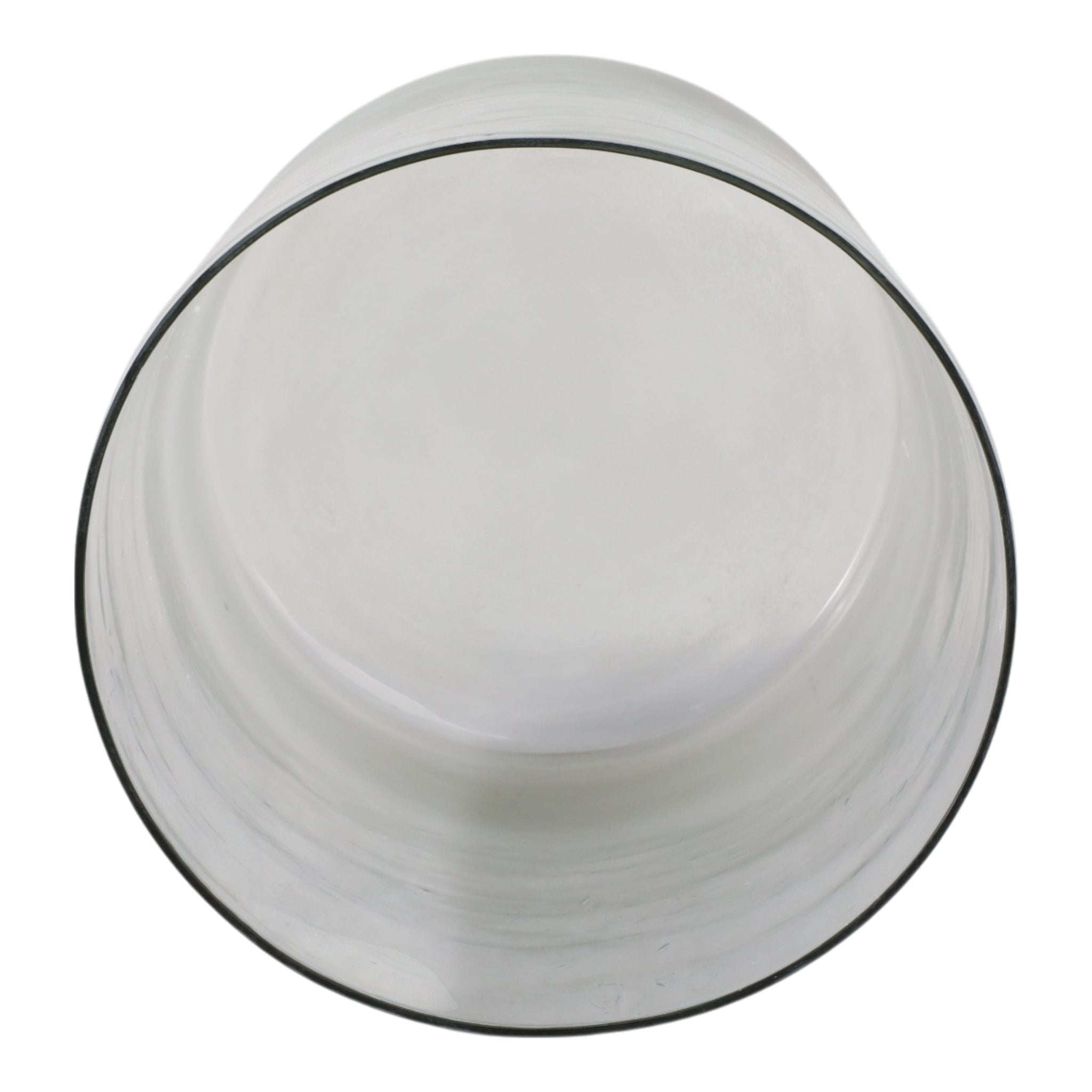 12x10" Frosted Bottom Hurricane, Clear Candle Holders| Sagebrook Home