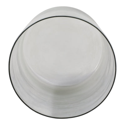 12x10" Frosted Bottom Hurricane, Clear - Al Rugaib Furniture