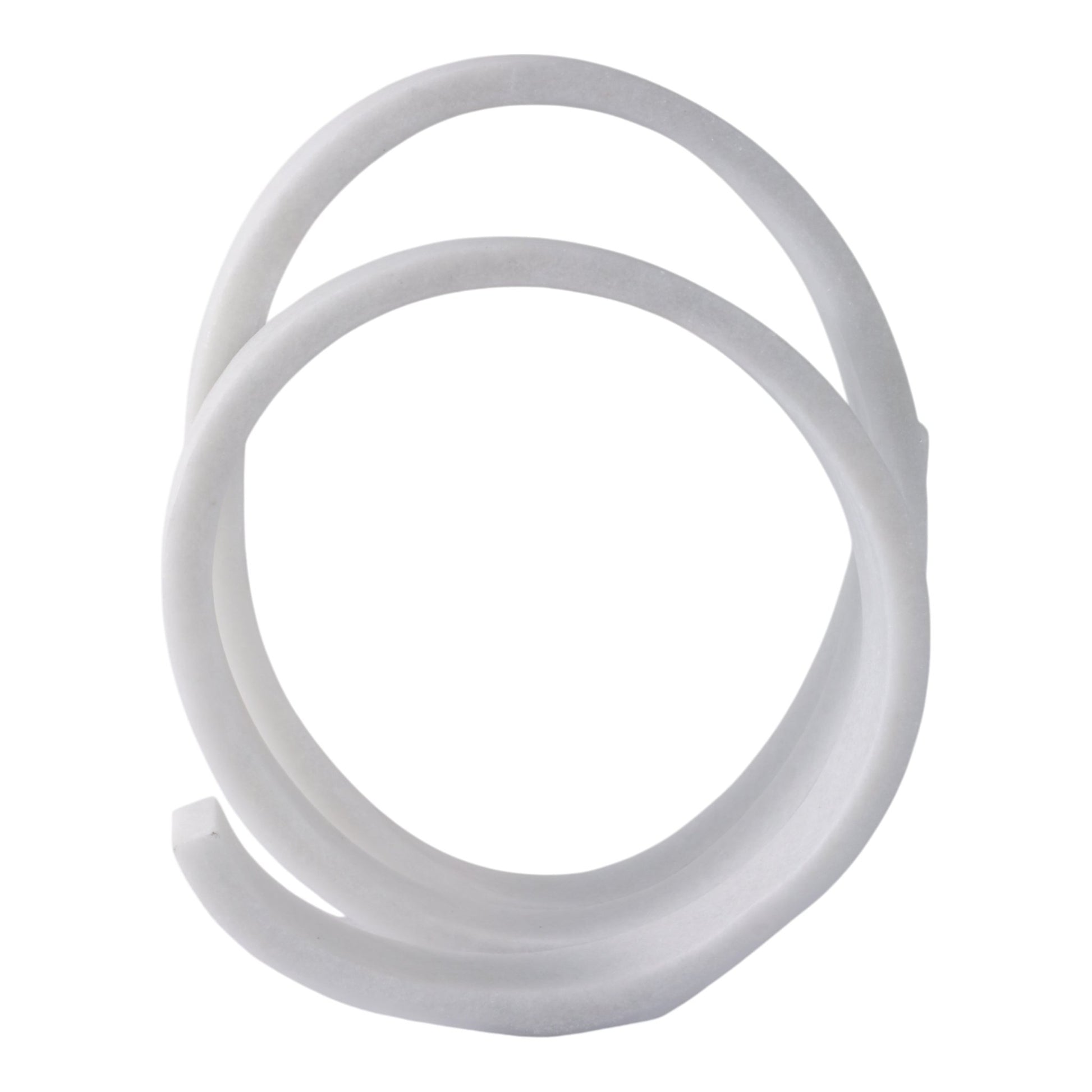12X10" LOOPY RESIN OBJECT, WHITE Table Decors| Sagebrook Home