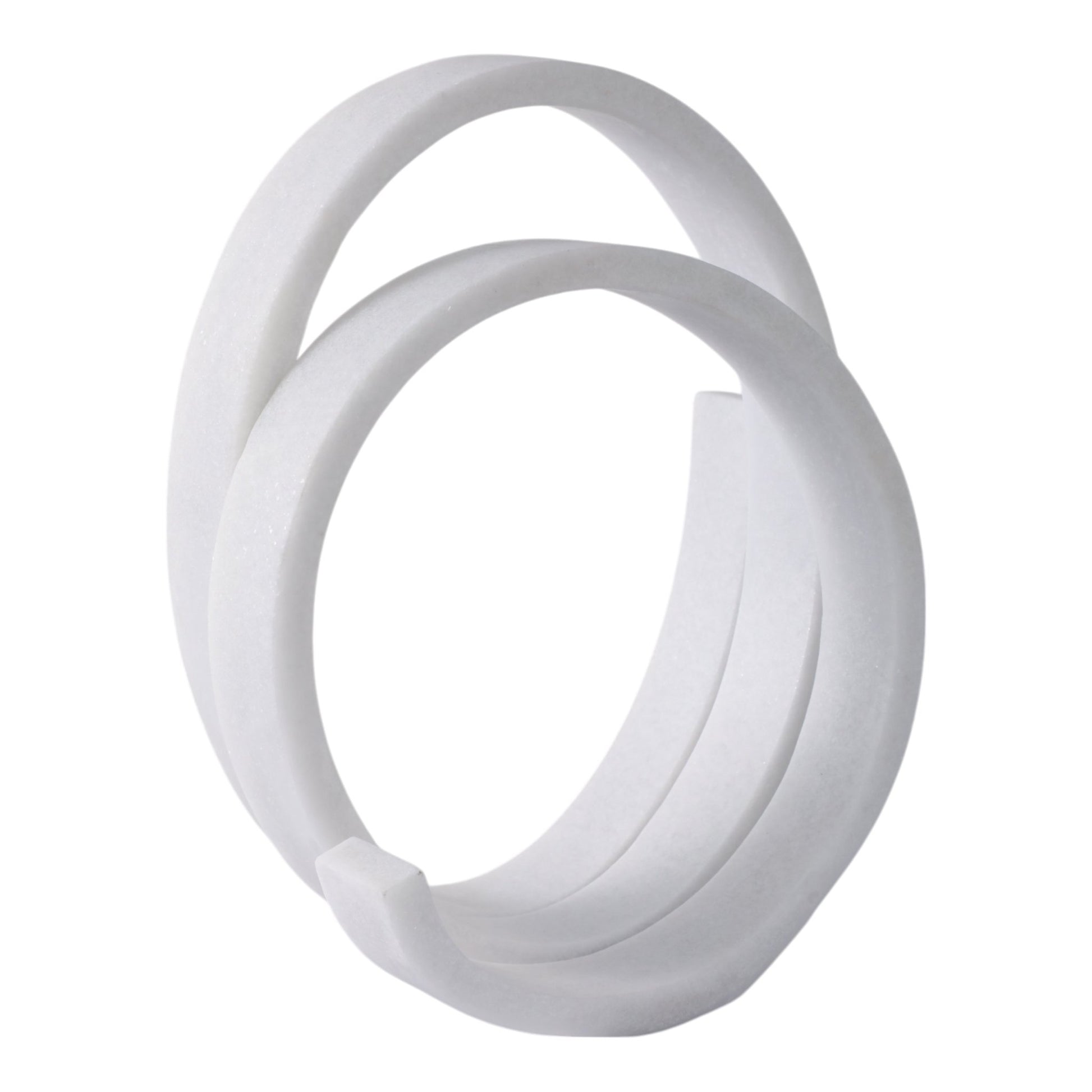 12X10" LOOPY RESIN OBJECT, WHITE Table Decors| Sagebrook Home