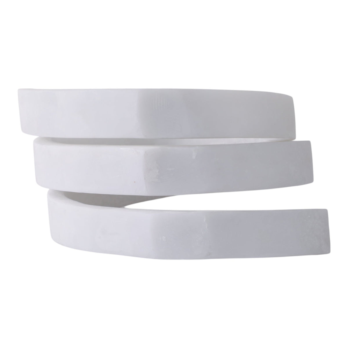 12X10" LOOPY RESIN OBJECT, WHITE Table Decors| Sagebrook Home