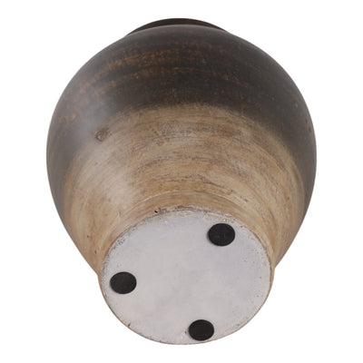 12x10" Traditional Terracotta Vase,chocolate Brown - Al Rugaib Furniture