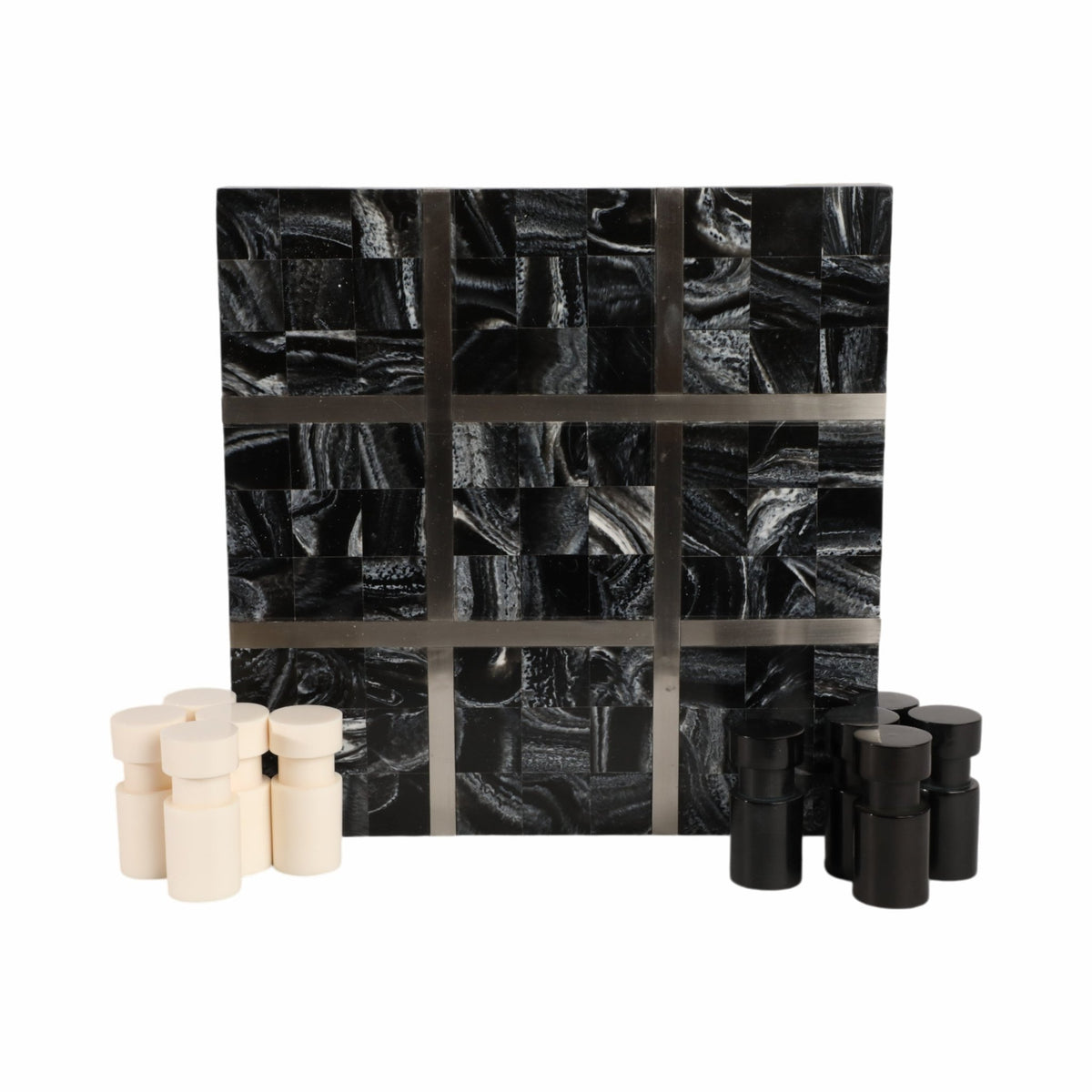 12x12 Bekki Tic Tac Toe Set Table Decors| Sagebrook Home