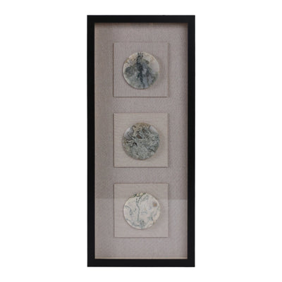 12x28 Hugues Natural Stone Shadowbox Art - Al Rugaib Furniture