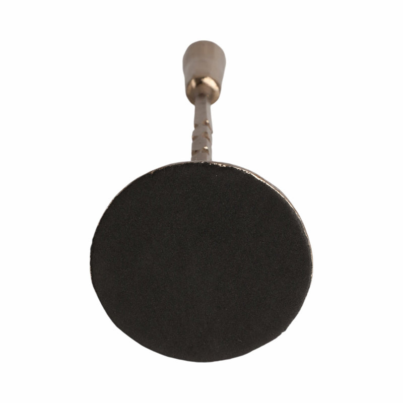 12x4" Forged Cast Iron Taper Holder, Matte Bronze - Al Rugaib Furniture