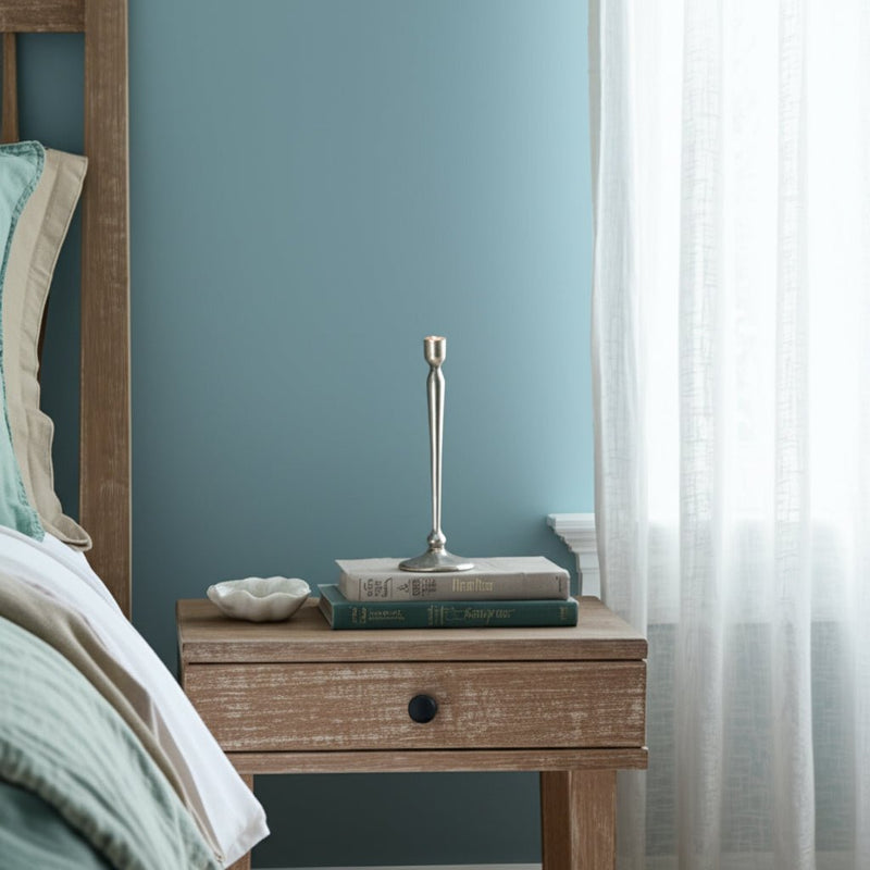 12x4" Traditional Cast Iron Taper Holder, Silver - Al Rugaib Furniture